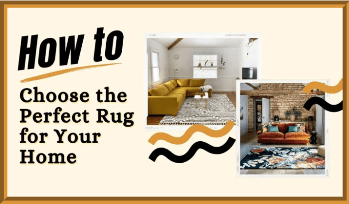 Choosing the right rug for your home decor