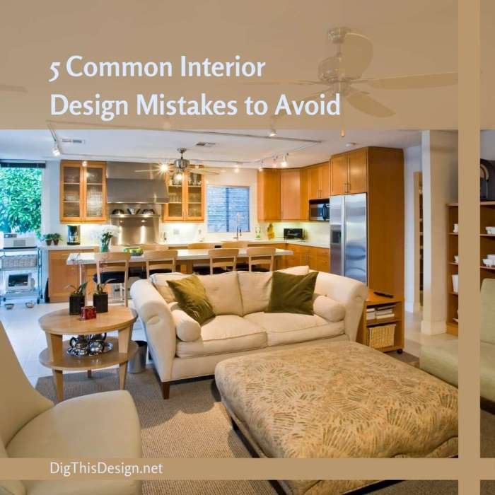 Mistakes Popular home interior design mistakes to avoid