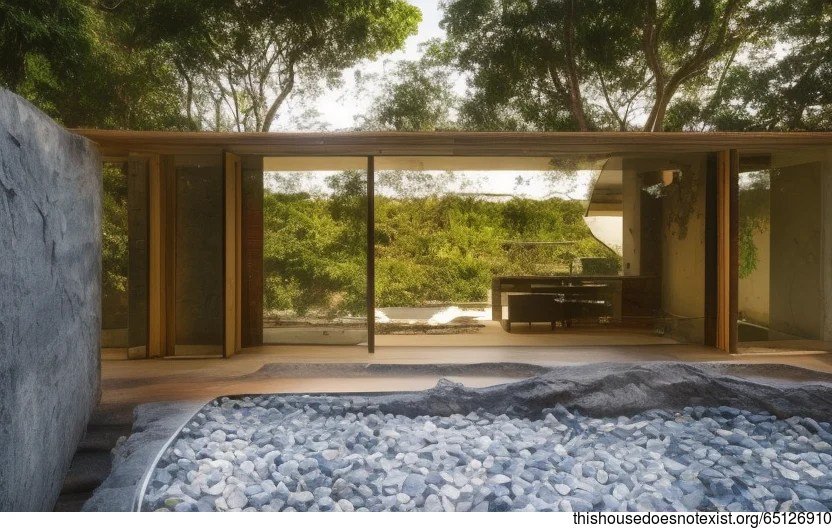 Modern house design with sustainable materials for environmentally friendly homes