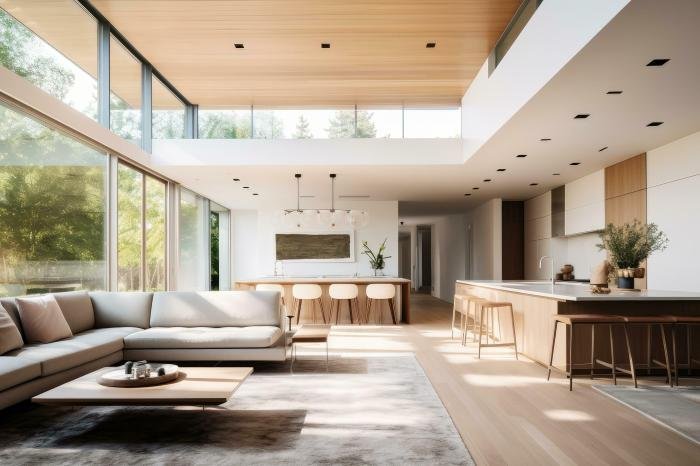 Creating a minimalist house design with a unique interior