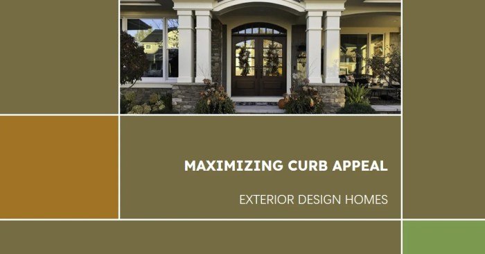 Curb appeal boost exterior updates