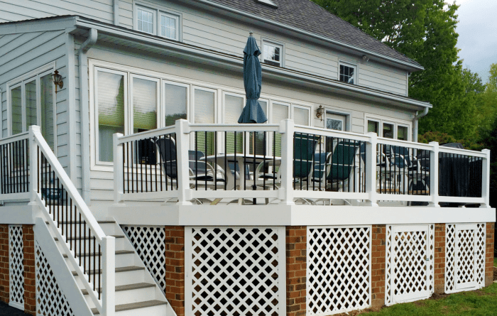 Deck design decor