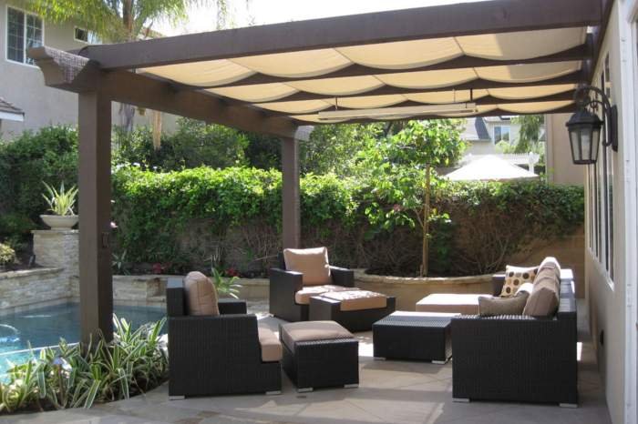 Outdoor pergola designs for shade