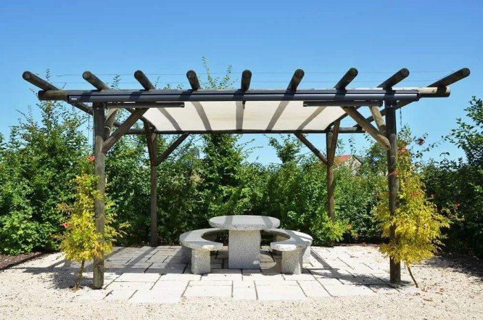 Outdoor pergola designs for shade