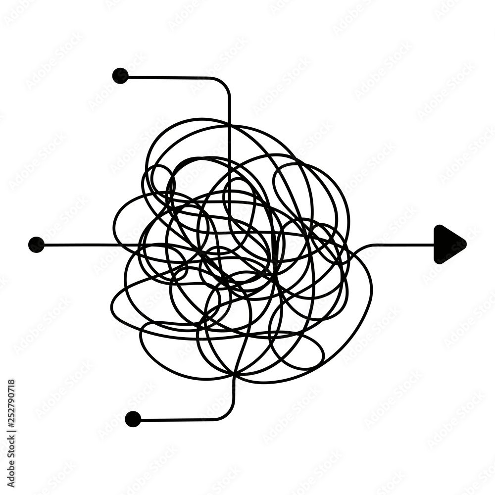 Confused process, chaos line symbol. Finding a way out, teamwork or ... From Chaos to Clarity: How FreshBooks Saves 12 Hours/Week in Law Firms