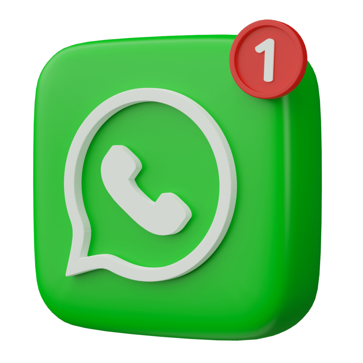 3d prestar, whatsapp logo icono con nuevo notificación aislado en ... WhatsApp vs Email vs SMS in 2025: Which Channel Wins by Use Case?