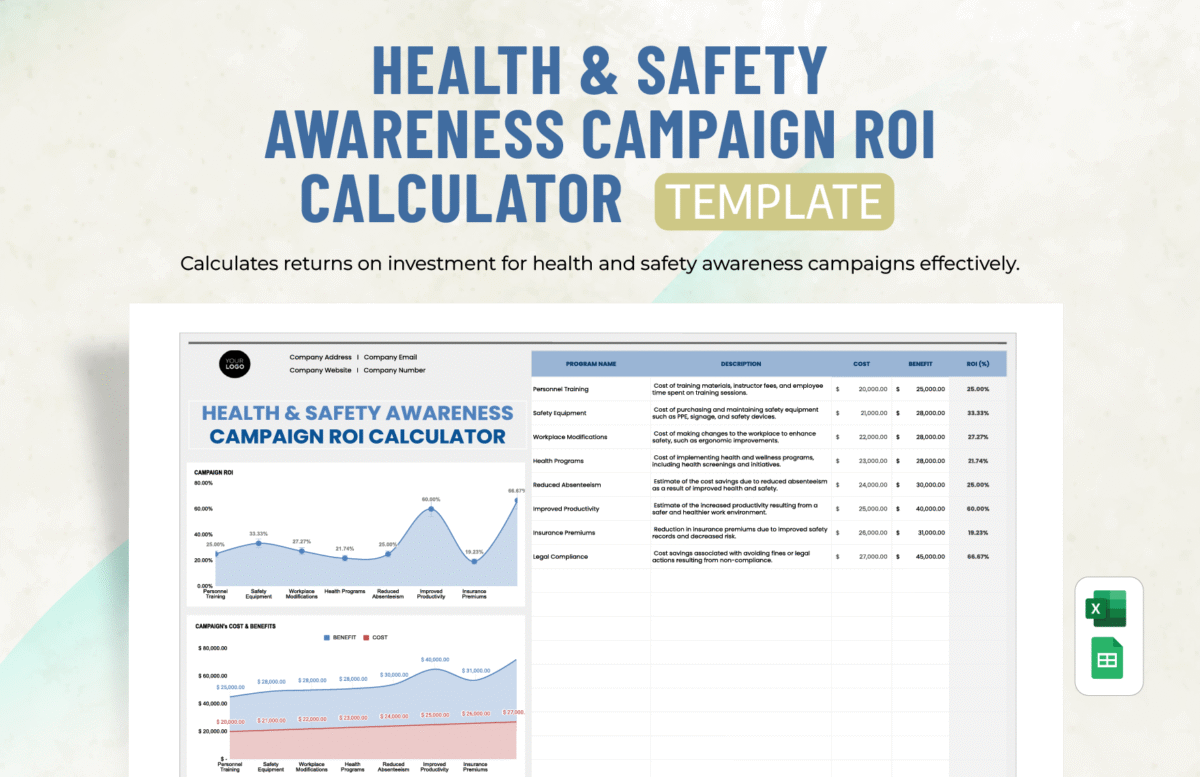 Marketing Paid Ad Campaign ROI Calculator Template in Excel, Google ... From Inbox Chaos to Clarity: How Mailchimp Boosted Campaign ROI by 41%