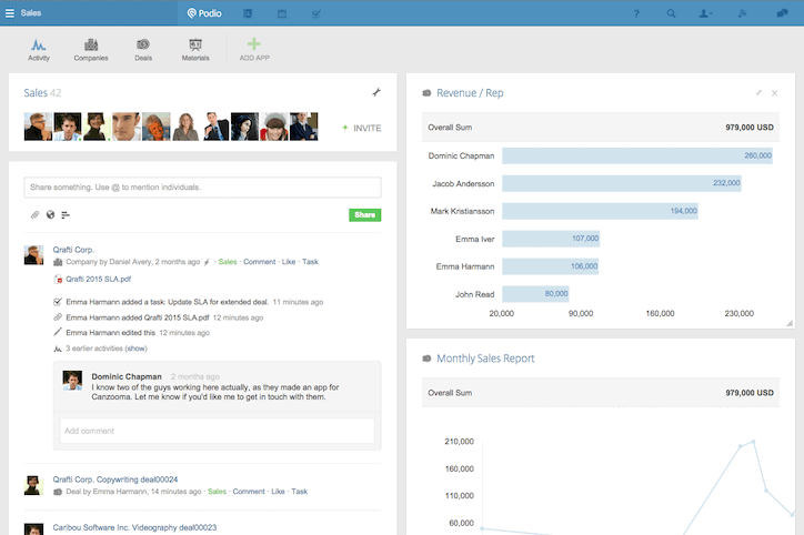 10 Best CRMs For Small Businesses You Need To Try Right Now | Databox CRM + Zapier/Make: When Low-Code Is Enough