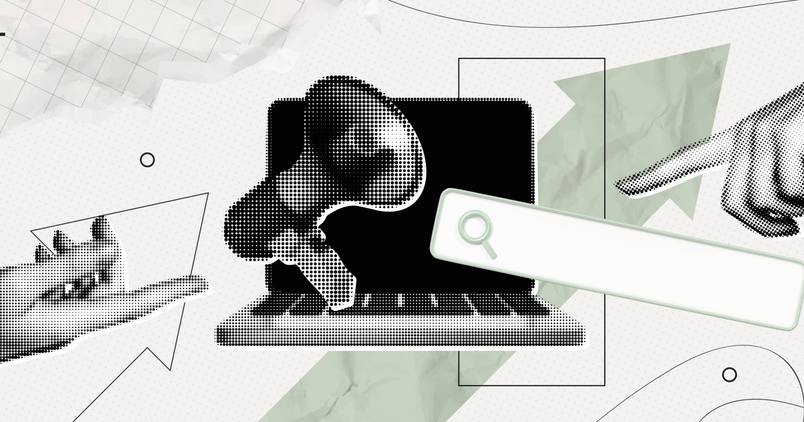 alt text: "Digital marketers analyzing SEO and PPC strategies in a modern office setting, emphasizing the impact of AI on search behavior"